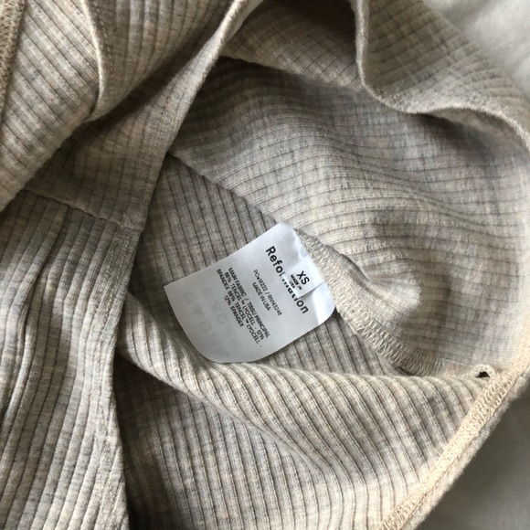 Reformation Rita Ribbed Bodysuit - Picture 2 of 3